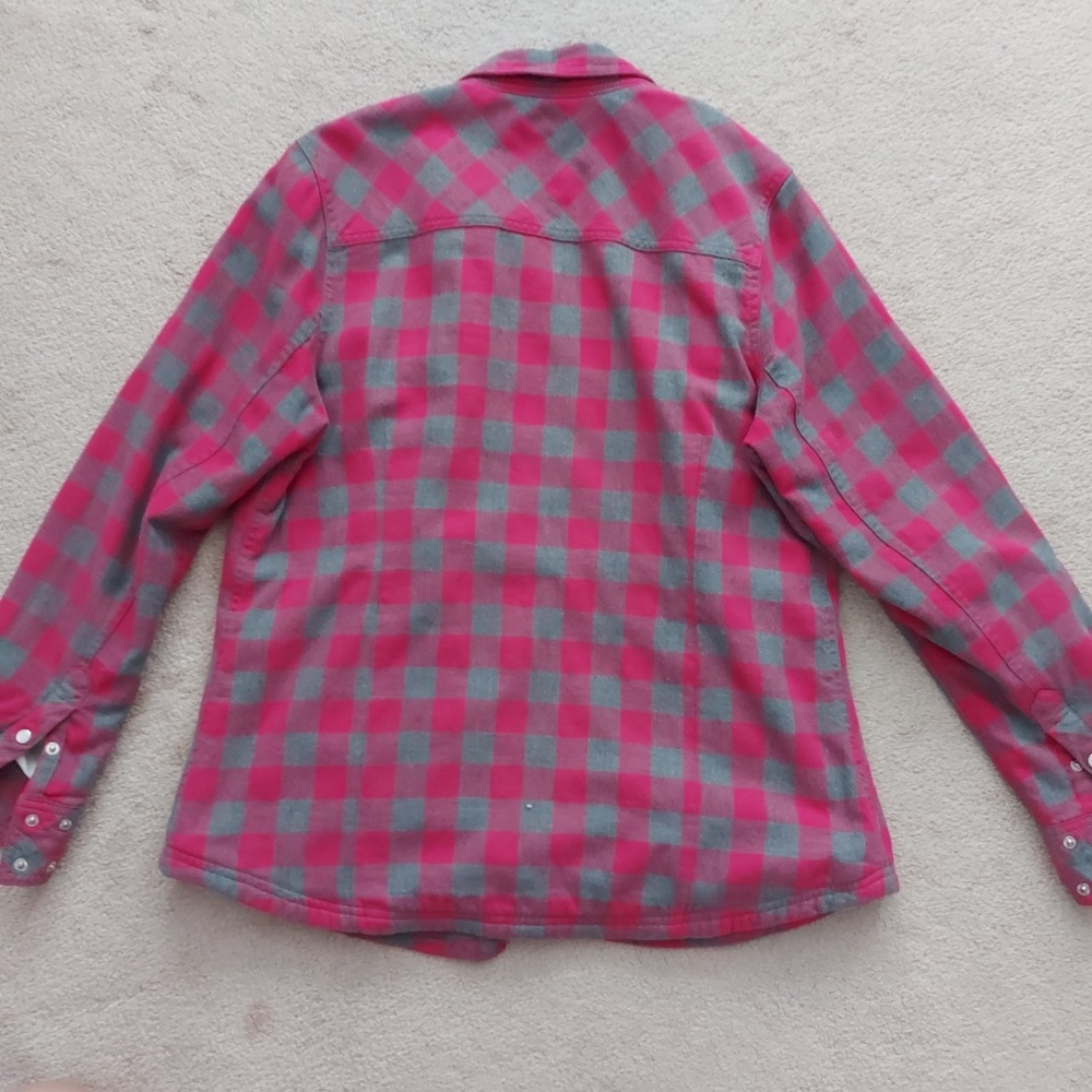 Plaid button up - Picture 3 of 5